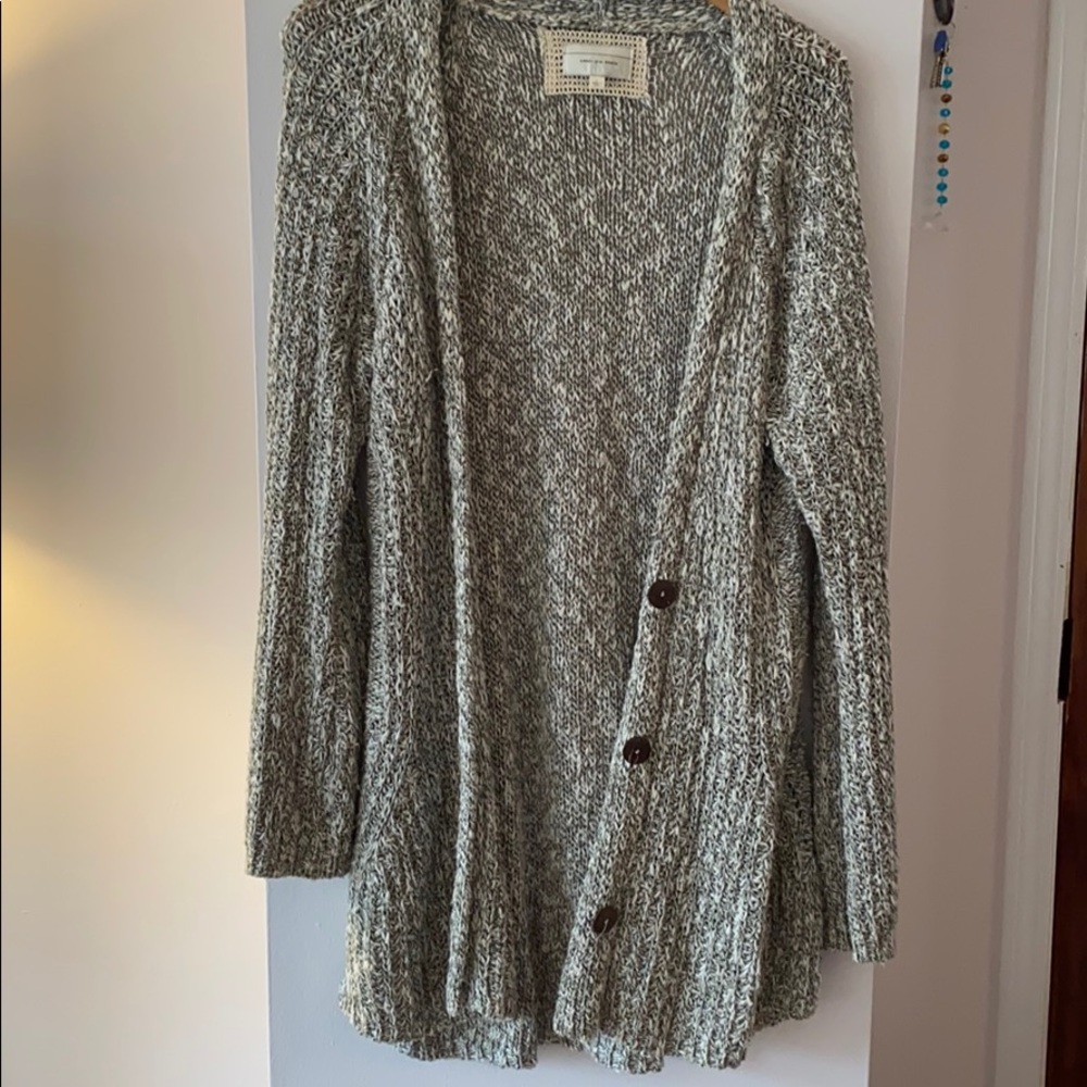 Anthropologie Long Knitted Cardigan